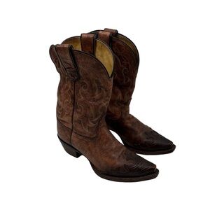 Tony Lama Women's Clay Santa Fe Distressed Leather Cowgirl Western Boots Size 7